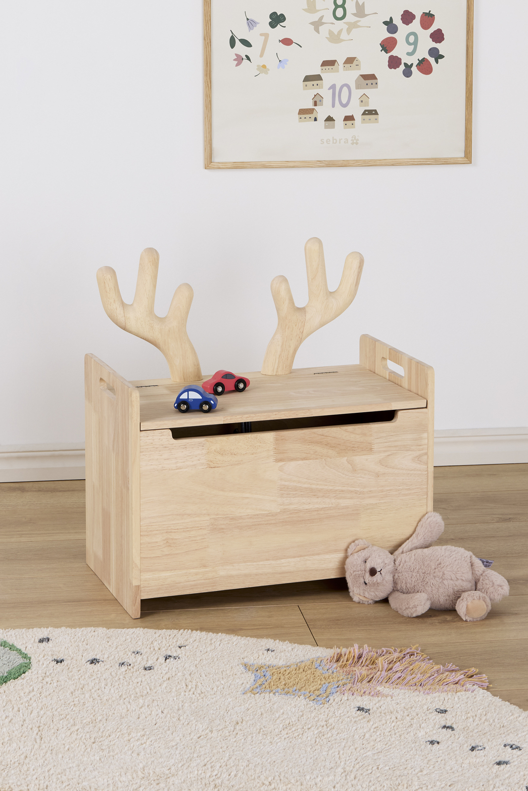 Minitude Nordic LEO Opbevaringsbænk, Natur