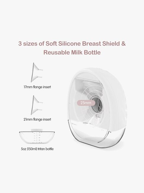 Beemoo CARE Wearable Elektrisk Brystpumpe Dobbelt