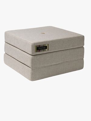 KlipKlap 3 Fold Single Madras, Beige