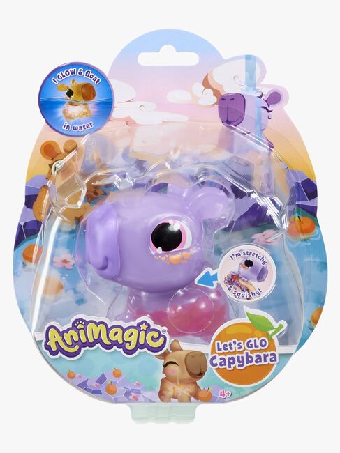 Animagic Let'S Glo Figur Kapivar, Lilla