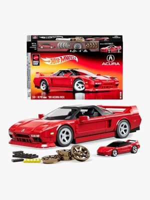 Mattel Brick Shop Hot Wheels Elite Series Brick Shop Hot Wheels Byggesæt ’90 Acura NSX 876 Dele