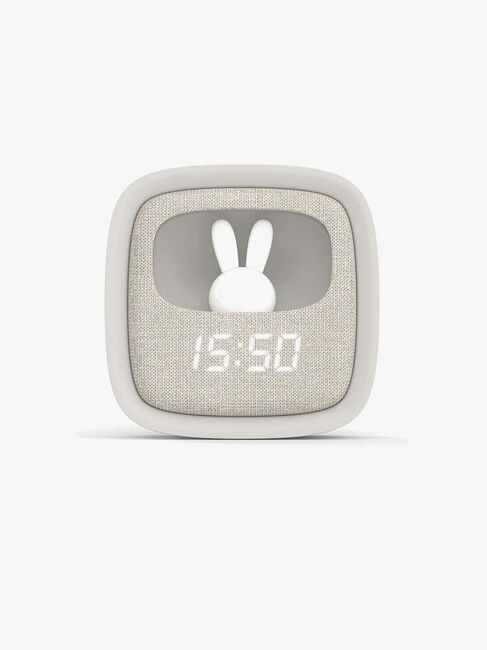 MOB Vækkeur med Lys Billy Clock, Grå