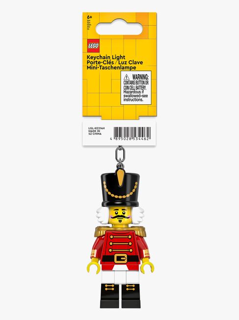 LEGO® Minifigure™ Nøddeknækker Nøglering med LED-lys