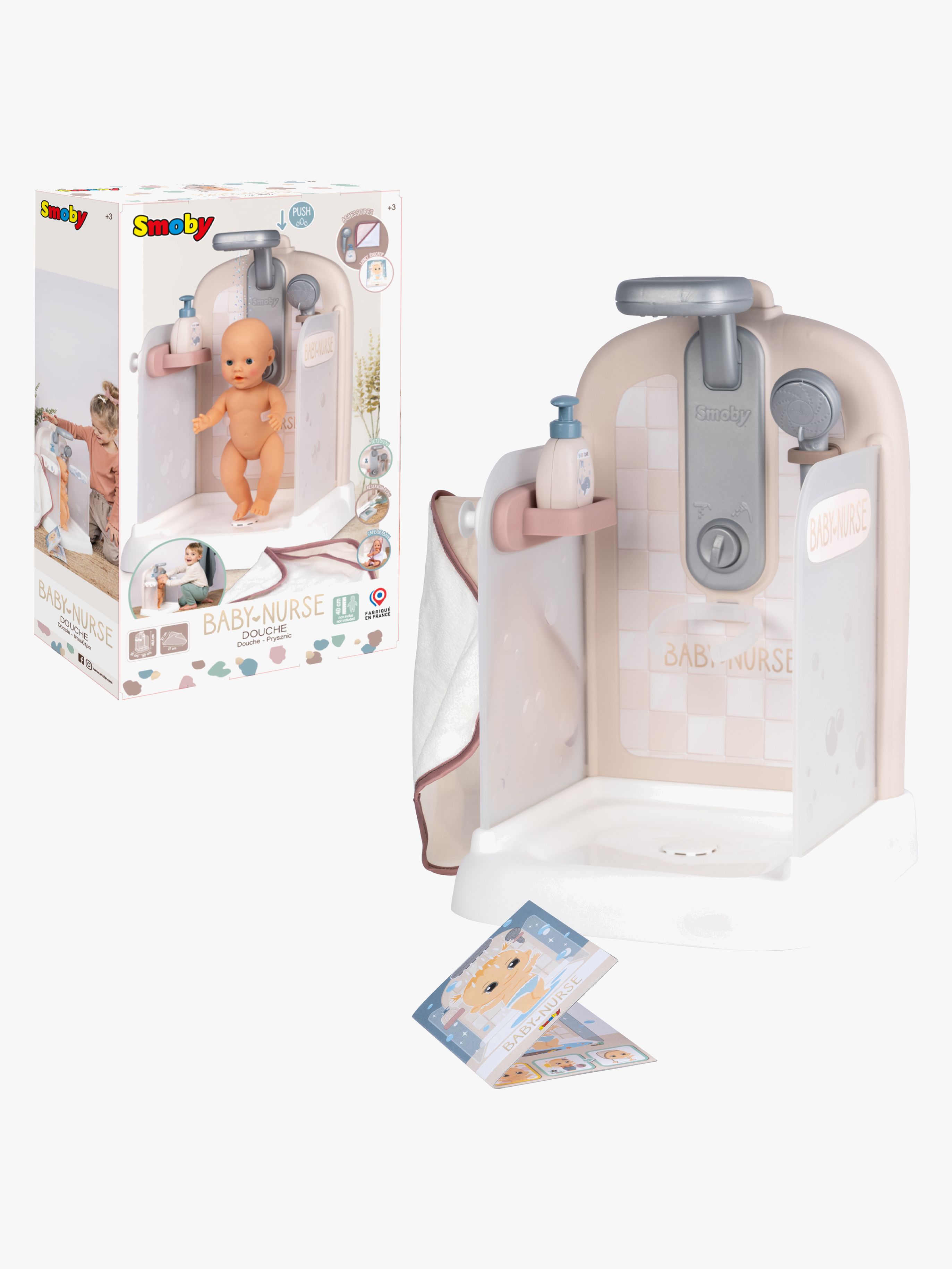 Smoby Baby Nurse Bruser med Vandfunktion & Tilbehør