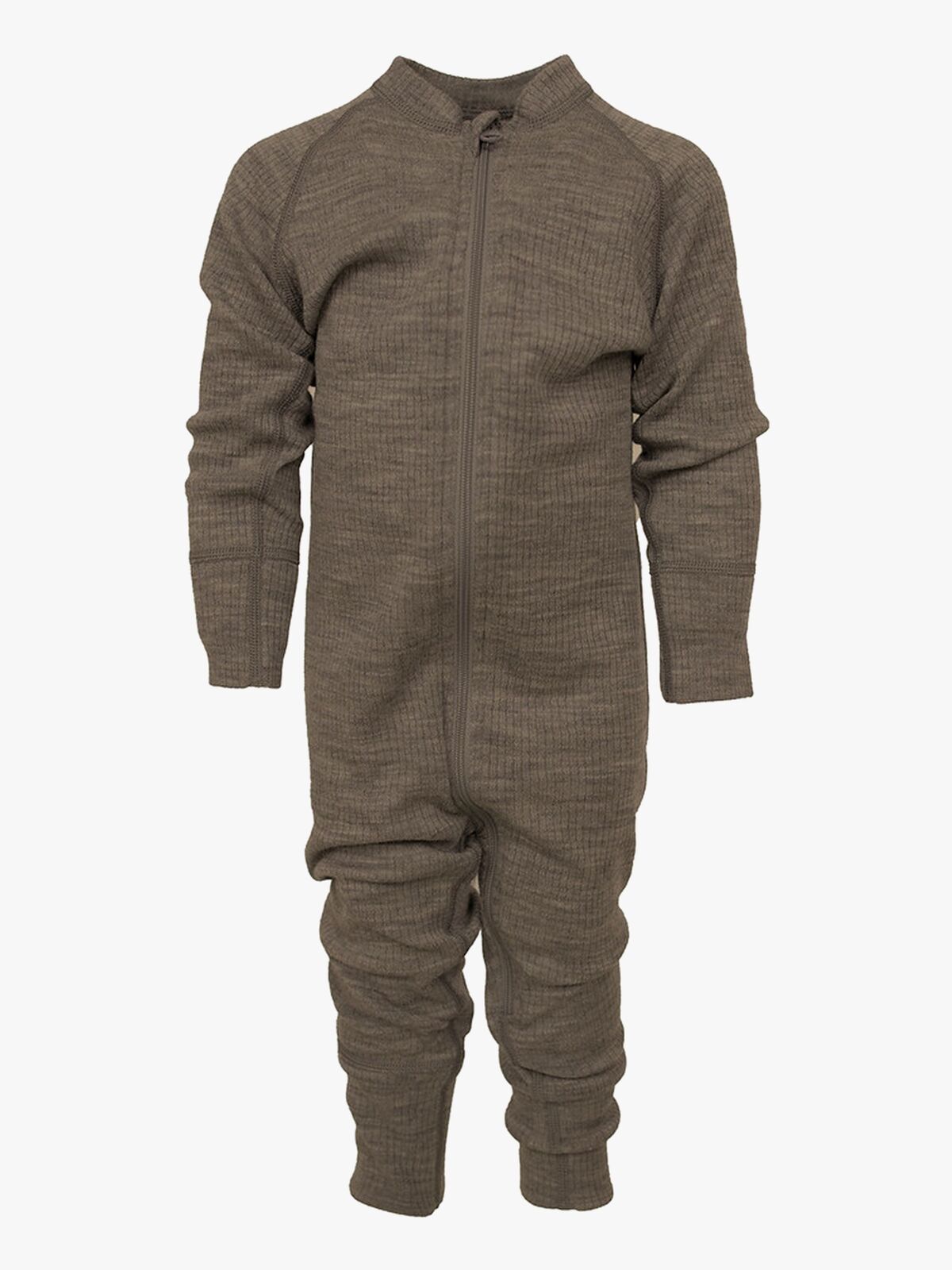 Lindberg Rib Merino Termoundertøjs-heldragt Merinould, Potato