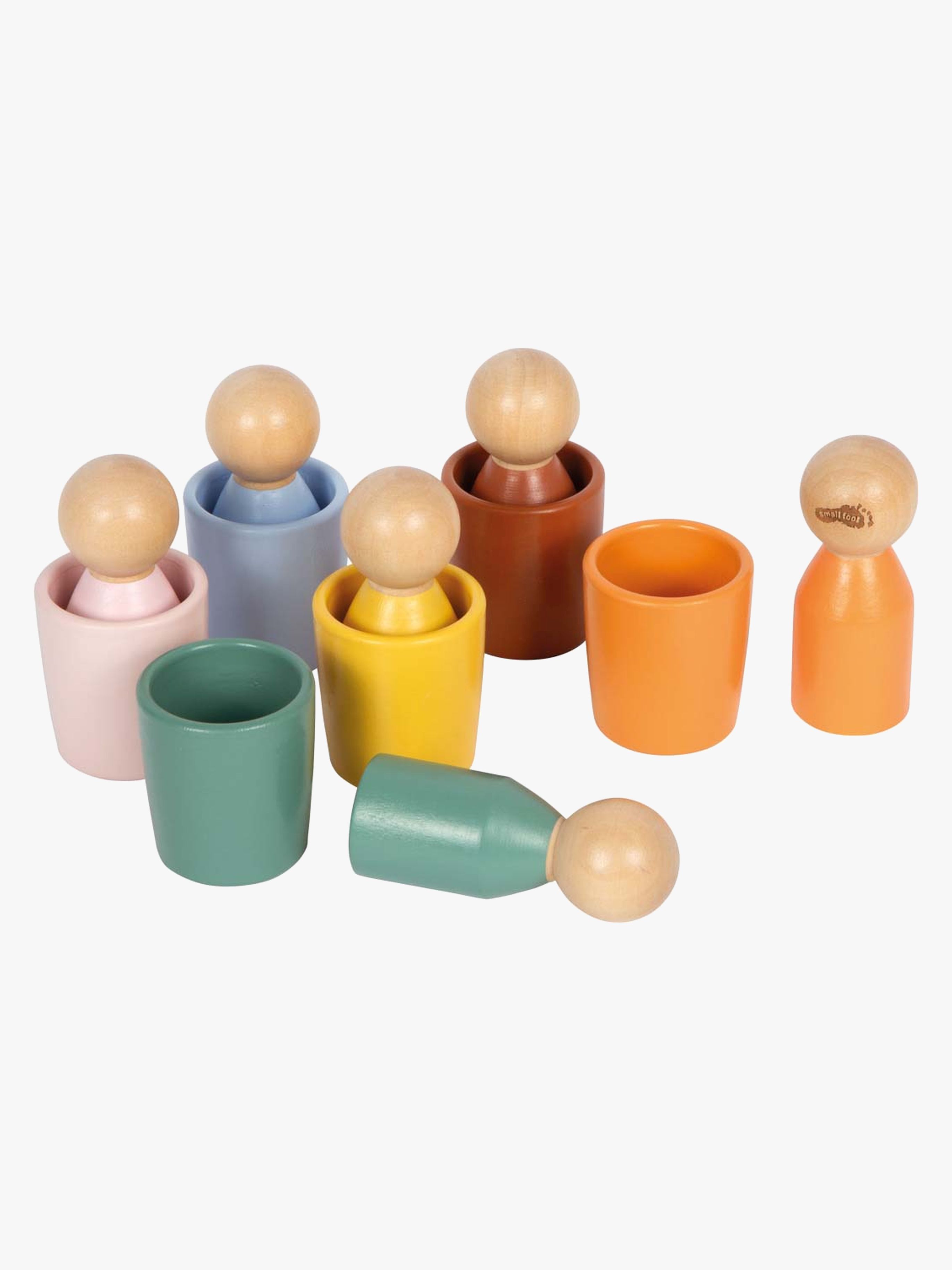 Small Foot Montessori Sorteringsbæger med Figurer