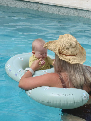 SUNNYLiFE Baby Float Together-  Oppustelig Flydemadras, Sammy the Seagull