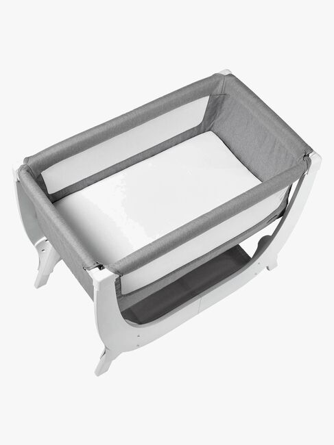 Shnuggle Air Bedside Crib, Dove Grey