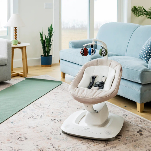 UPPAbaby Mamaroo Charlie Skråstol, Sand Mélange