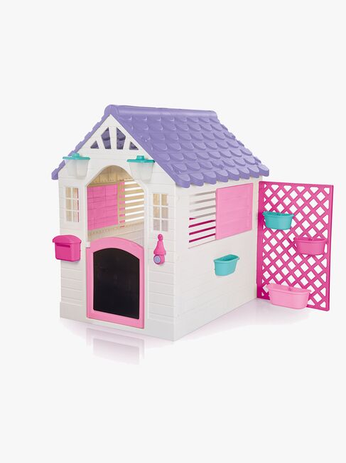 DOLU Garden Legehus med Hegn, Pink