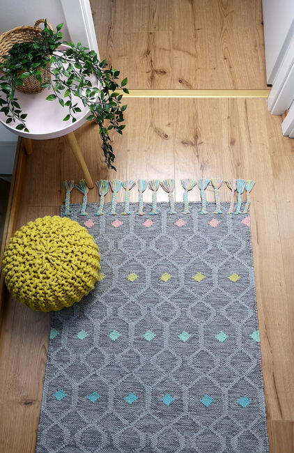 Nattiot Gulvtæppe 70x100, Grå