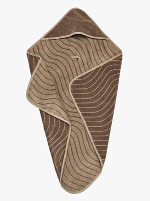 Leander Håndklæde med Hætte, Woodland Mocca