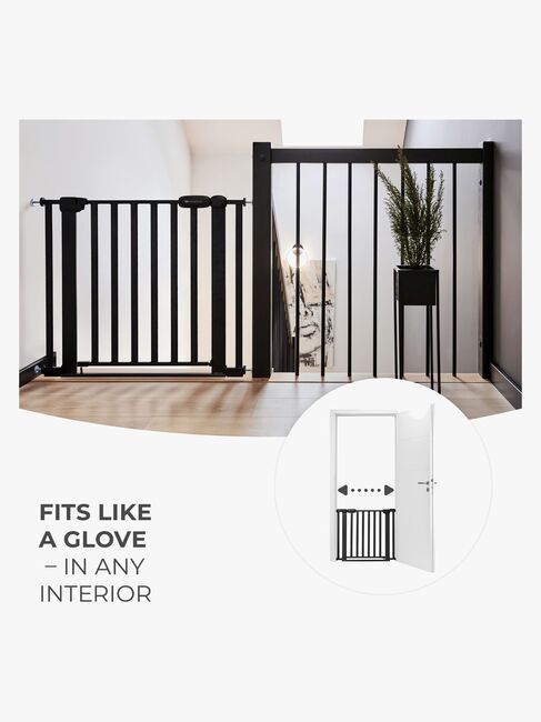 Kinderkraft LOCK&GO Sikkerhedsgitter, Black