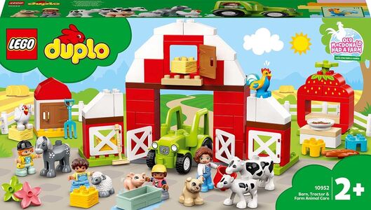 LEGO DUPLO Town 10952 Lade, traktor og pasning af bondegårdsdyr