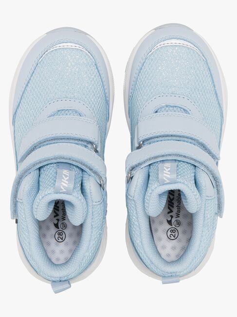 Viking Bouncy Glitter Mid 2V GTX Sneakers, Light Blue