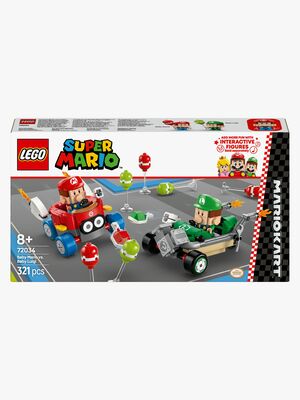 LEGO Super Mario 72034 Mario Kart – Baby Mario mod Baby Luigi