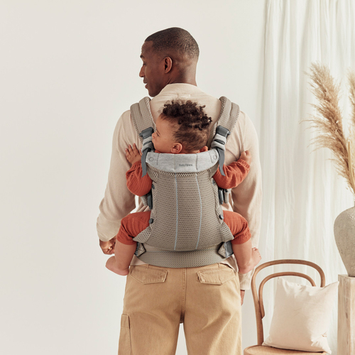 BabyBjörn Harmony Bæresele 3D Mesh, Gråbeige