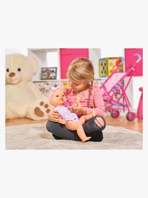 New Born Baby Dukke med Tilbehør, Lyserød