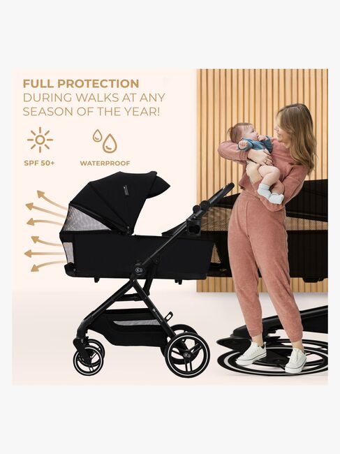 Kinderkraft YOXI 2-in-1 Duovogn, Pure Black