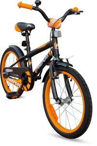 Pinepeak Cykel 18 tommer, Sort/Orange
