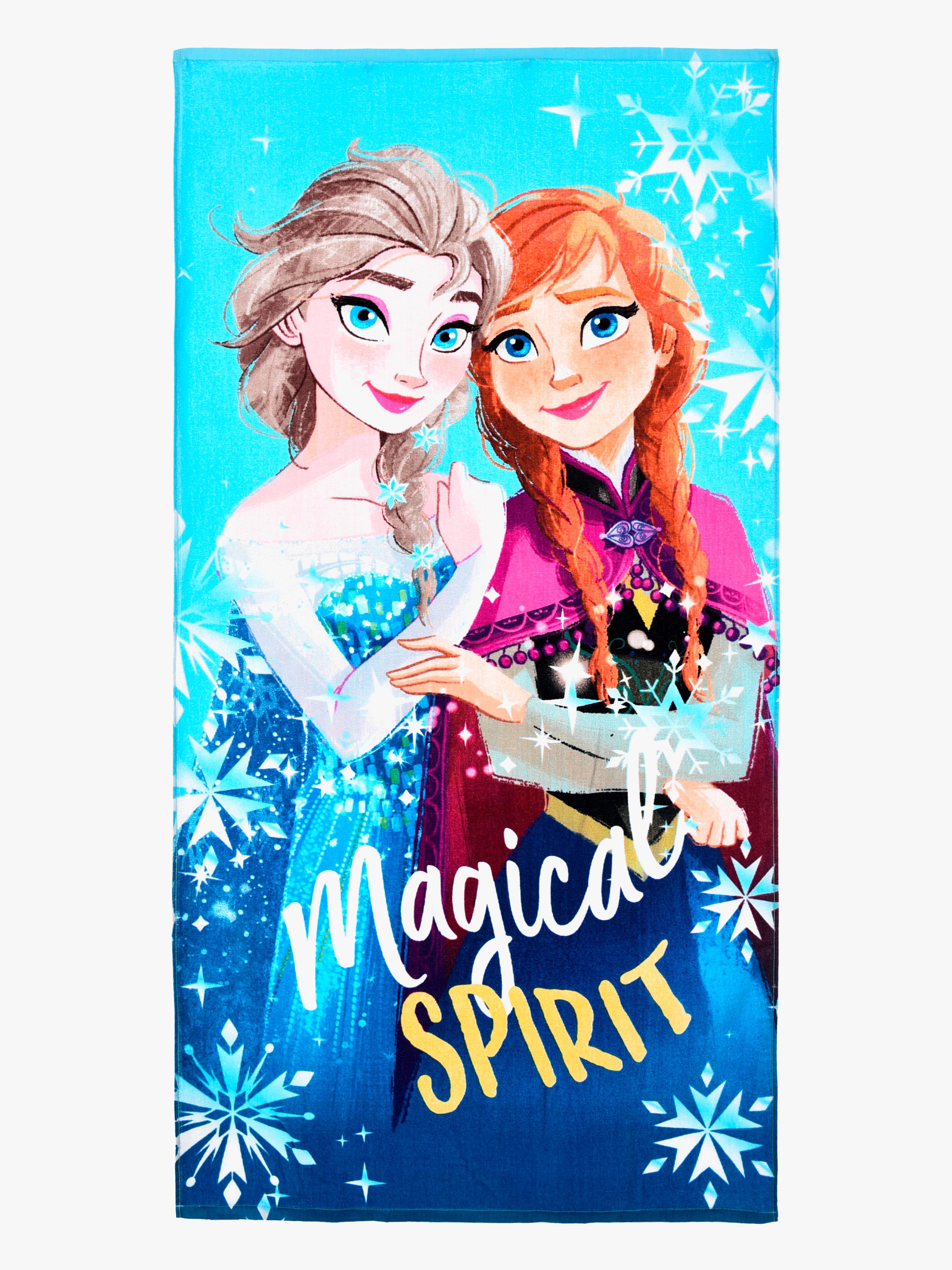 Disney Frozen Håndklæde 100% Bomuld, Blå