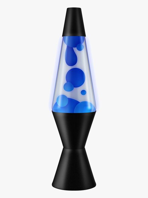 LAVA Lampe Neon 37cm, Blå/Sort