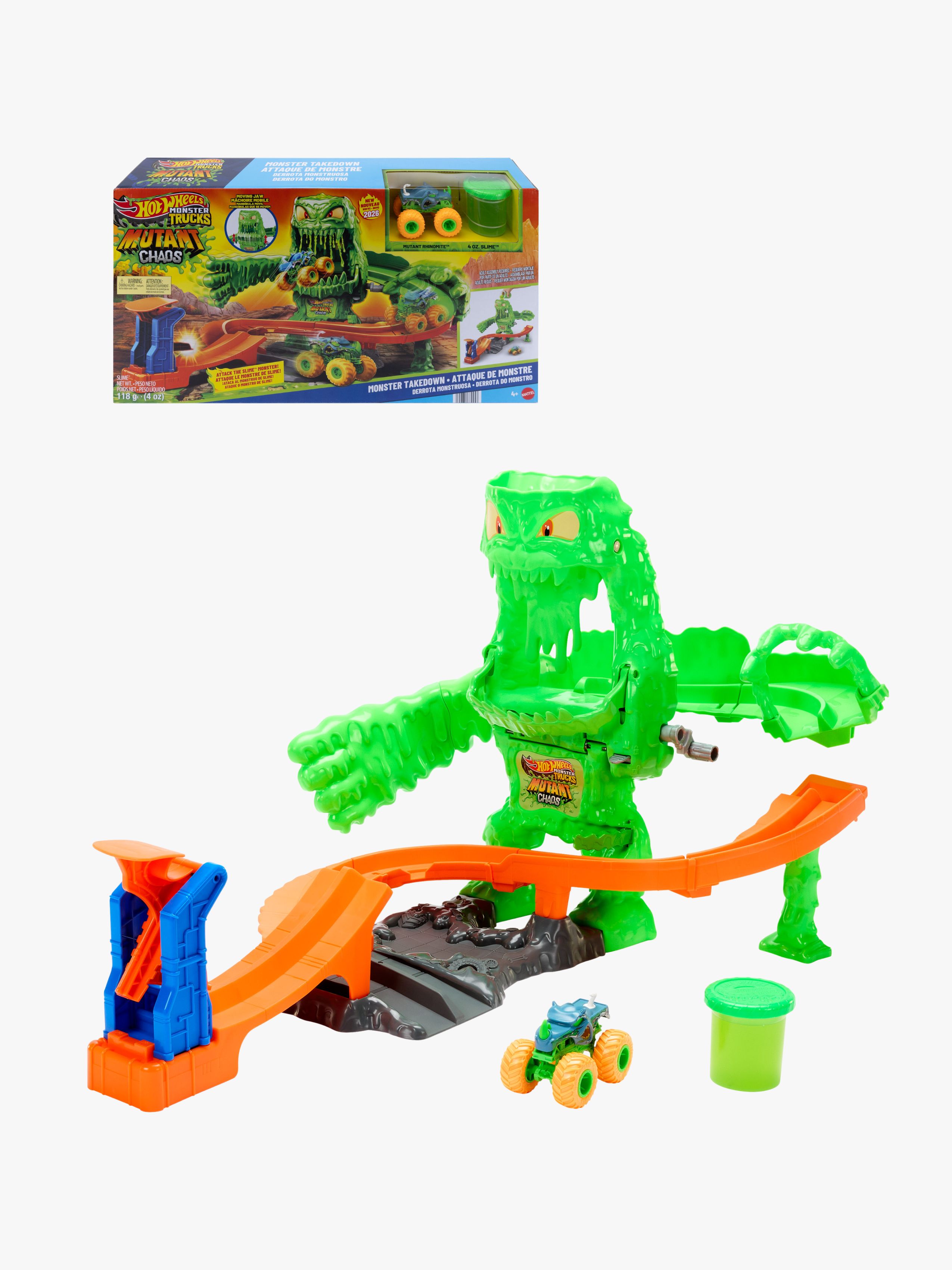 Hot Wheels Monster Trucks Stuntbane Mutant Chaos Ooze Monster