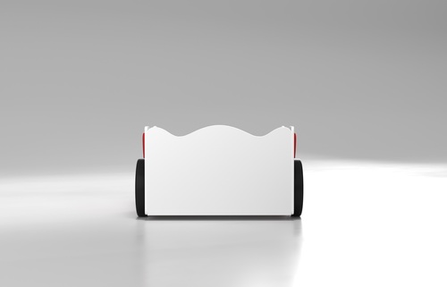 Cloudberry Castle Seng NORRIS 80x160, Hvid