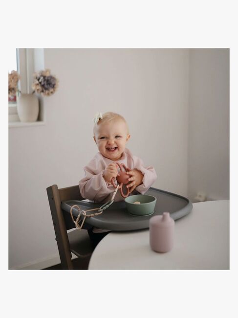 Mushie  Langærmet Hagesmæk, Blush