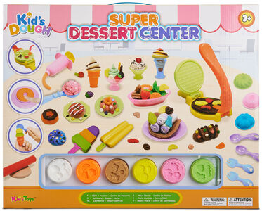 KidsDough Super Dessert Center Modellervoks, Multifarvet