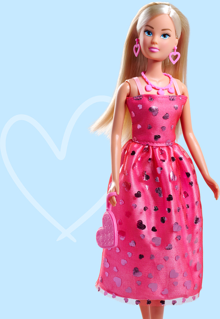 Steffi Love Modedukke med Glitterkjole