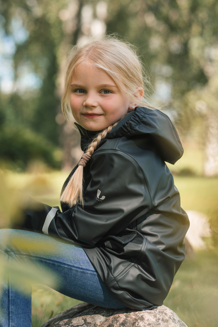 Lindberg Vestby Foret Regnjakke, Sort