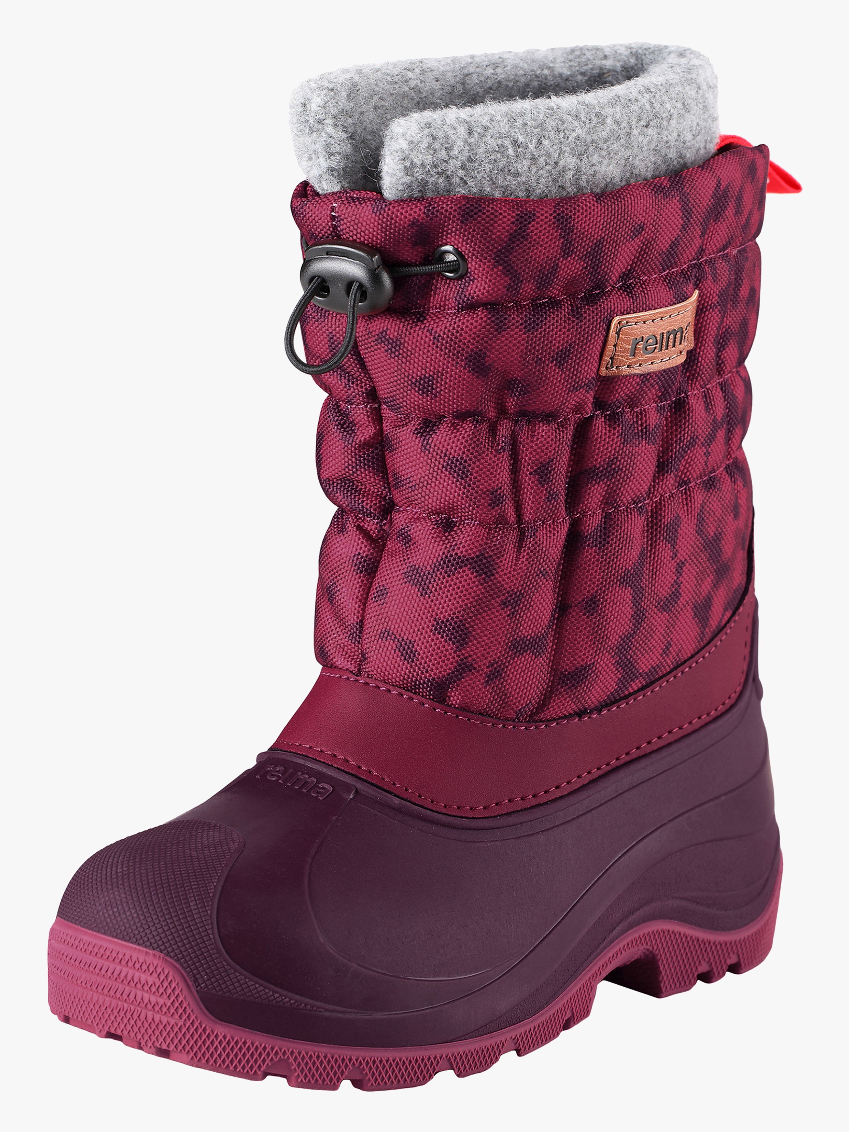 Reima Ivalo Vinterstøvler, Dark Berry 22