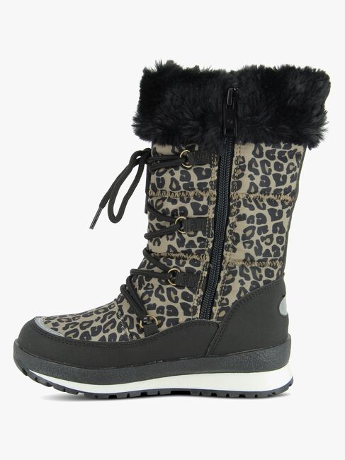 Leaf Ysby Vinterstøvler, Leopard