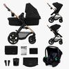 Kinderkraft MOOV 2 XL Air Kombivogn, Pure Black
