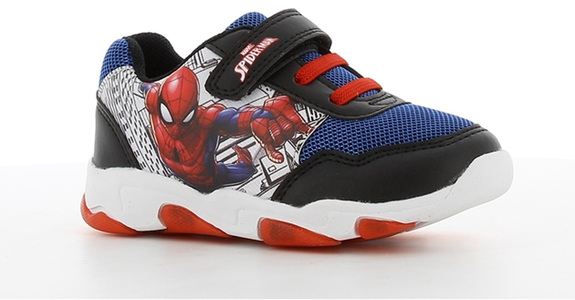 Marvel Spider-Man Blinkende Sneakers, Black/Cobalt Blue