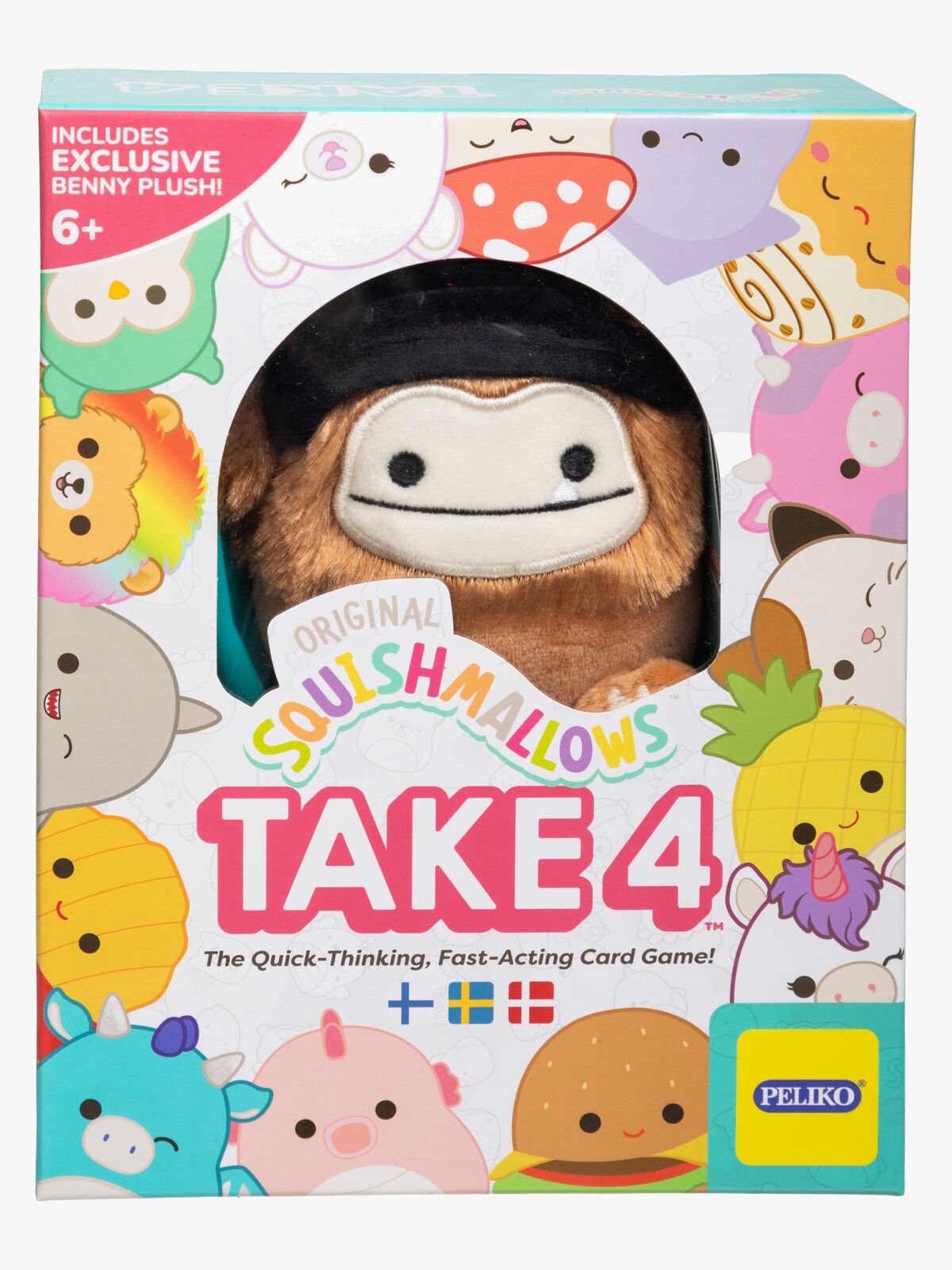 Peliko Squishmallows Børnespil Take 4