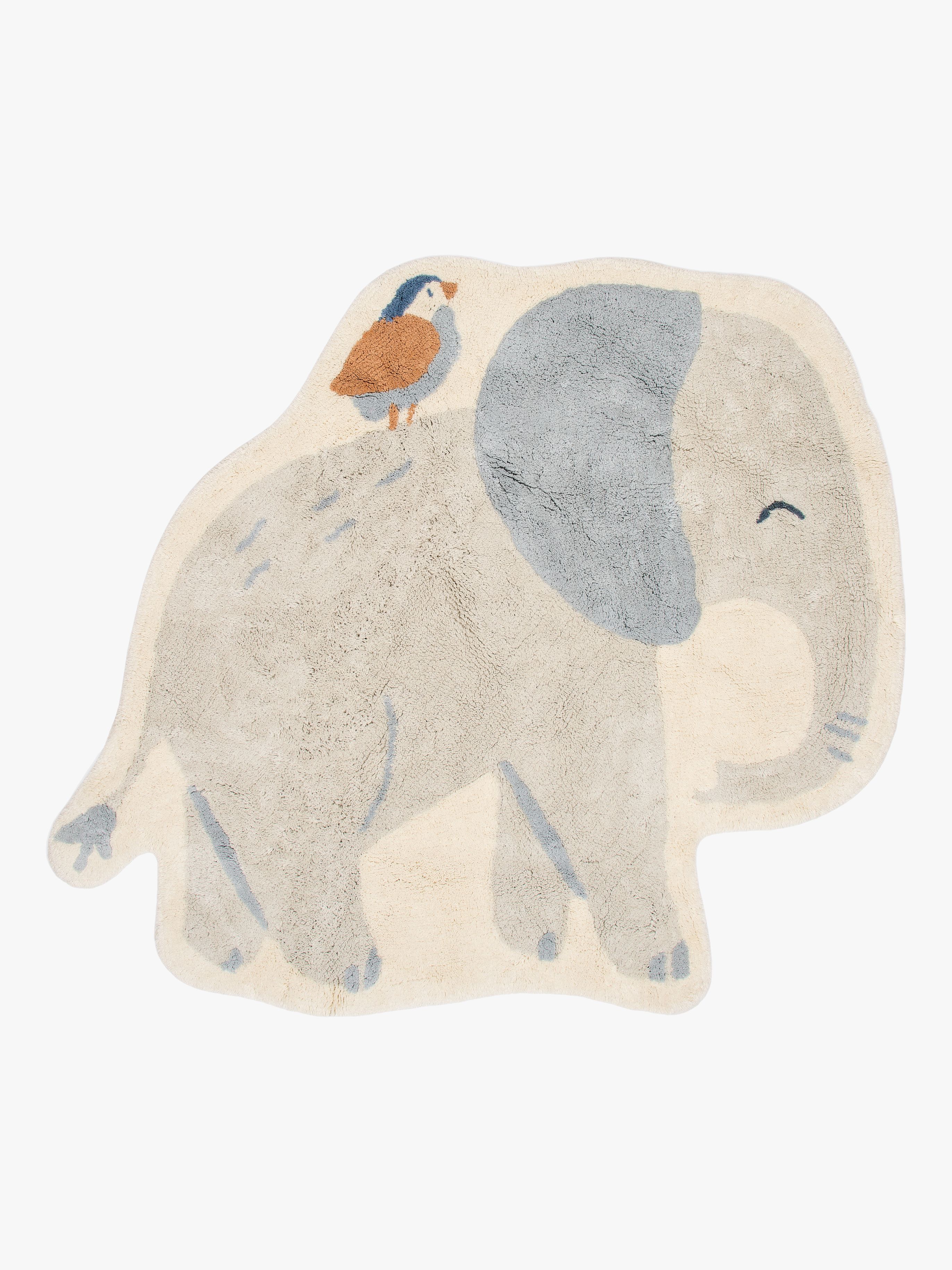 Little Dutch Gulvtæppe Elefant, Grå