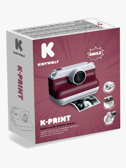 Kidywolf K-PRINT Polaroidkamera, Rød