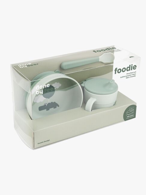 Done By Deer Foodie Madsæt Happy Clouds, Green