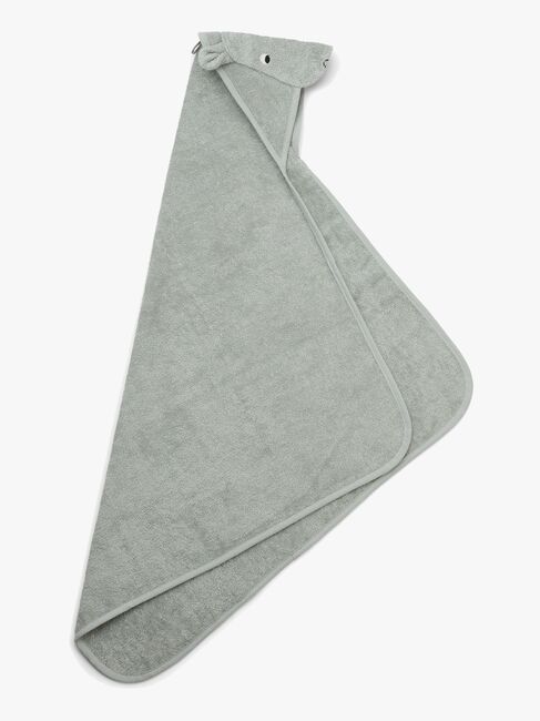 LIEWOOD Albert Håndklæde med Hætte, Hippo Dove Blue