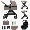 Kinderkraft ESME PRO 3-in-1 Duovogn Travelsystem, Sand Beige
