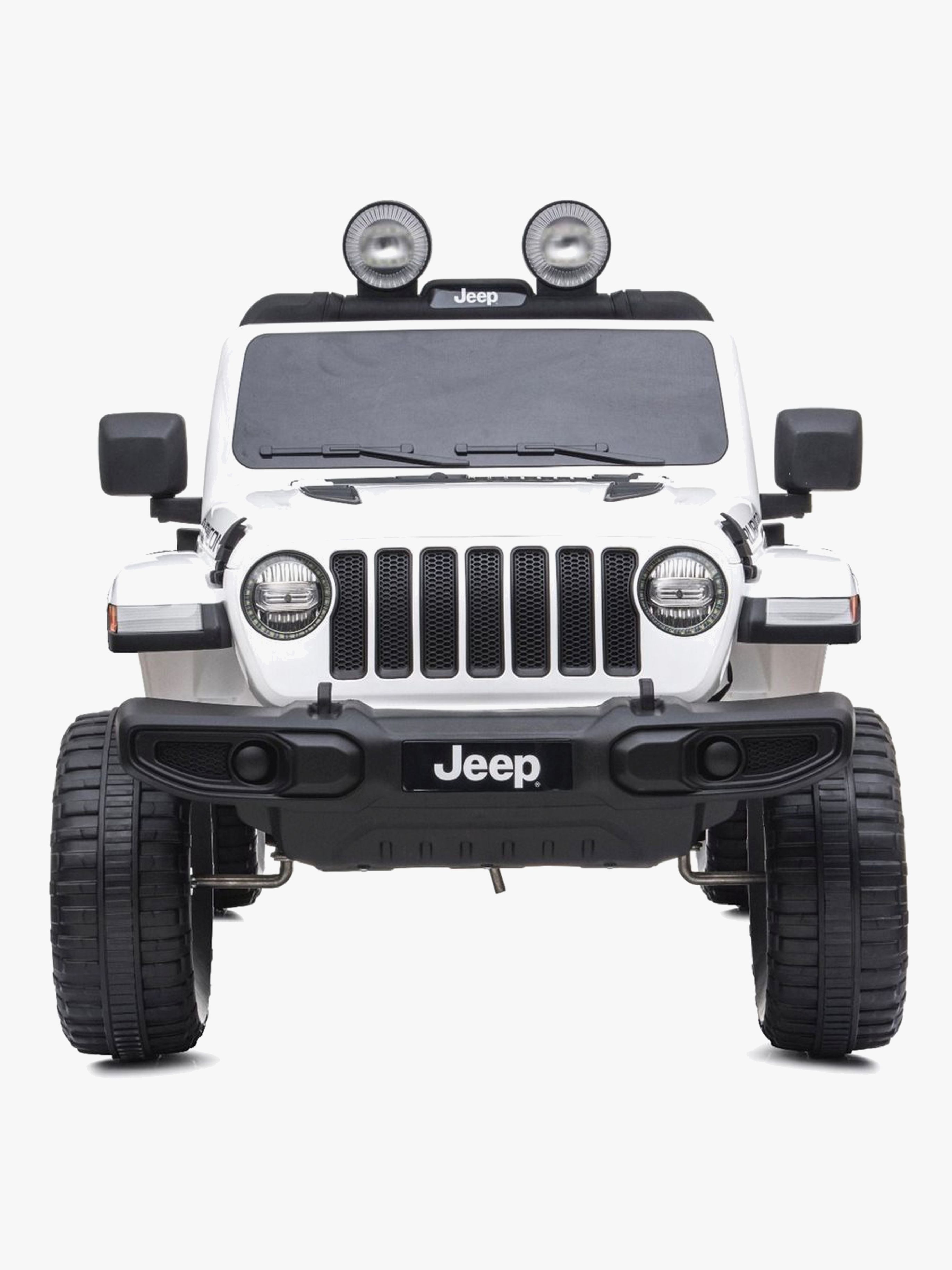 Jeep Wrangler Rubicon Elbil, Hvid, El bil til børn