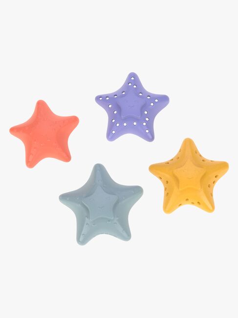 Lässig Søstjerne Stablelegetøj, Pink/Lilac/Yellow/Blue