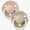BIBS Sut De Lux 2-pak Silicone, Blush Glow/Vanilla Glow