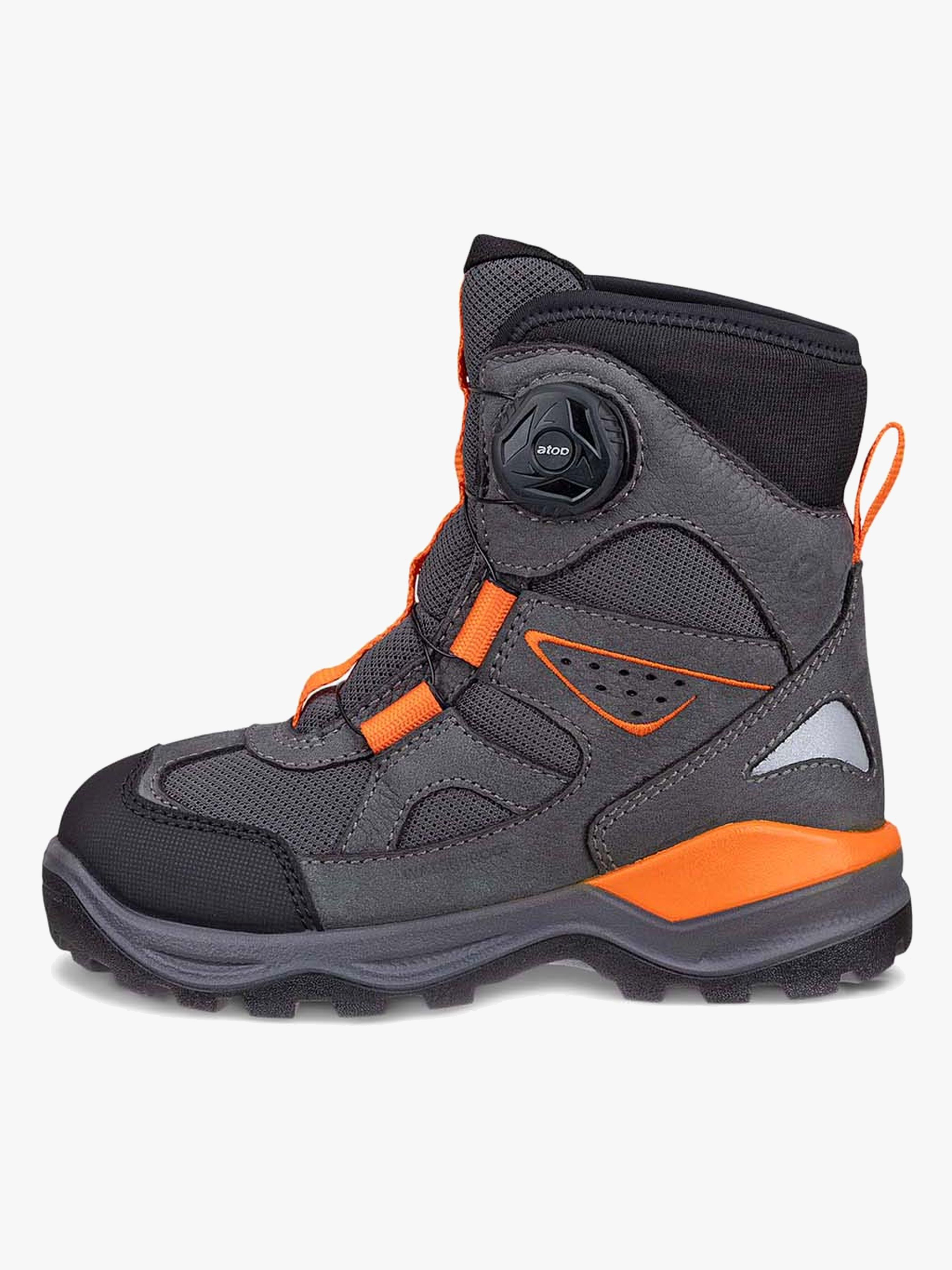 Ecco Snow Mountain Vinterstøvler, Black/Magnet, 33