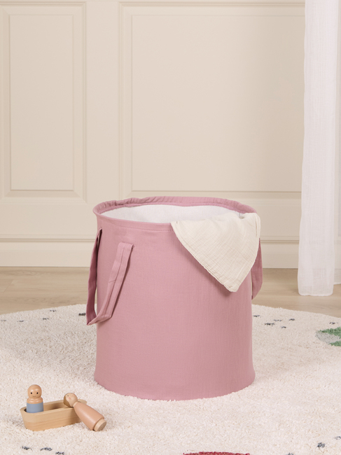 Alice & Fox ABLE Opbevaringskurv, Pink Linen