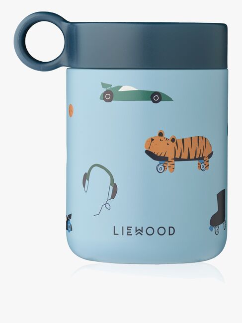 LIEWOOD Kiani  Mønstret Termobeholder, Fun/Beach Blue