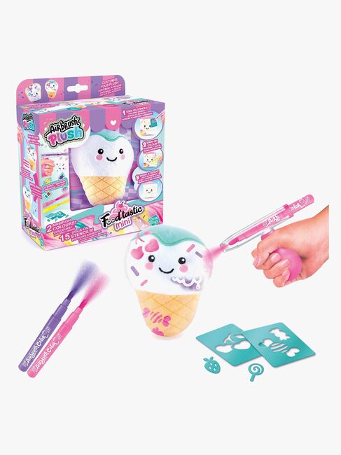 Canal Toys Airbrush Plush Bamse Food'tastic Mini