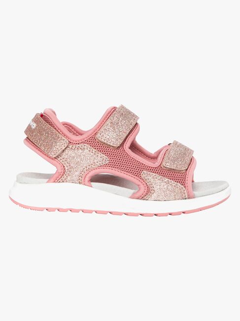 Viking Anchor Glitter 3V Sandaler, Light Pink